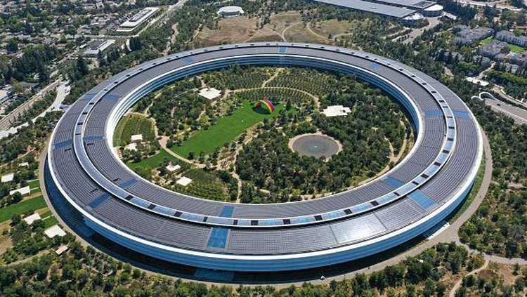Megahnya Apple Park Difoto dari Udara, Pusat Teknologi Senilai Rp 65 T