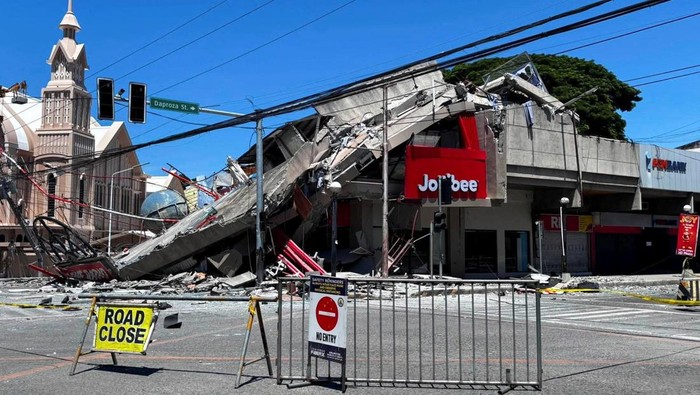 Gempa Dahsyat M 7,8 Guncang Filipina, Puluhan Korban Dilaporkan Tewas