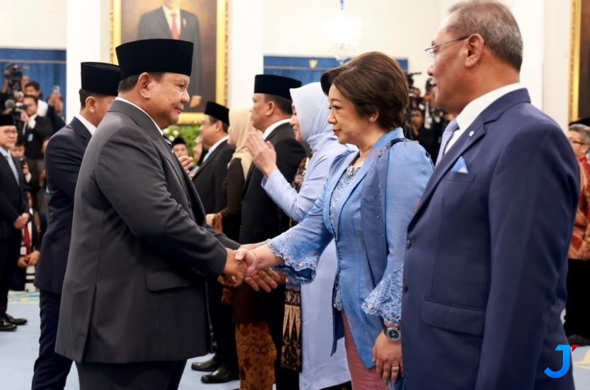 Presiden Lantik Kepala Badan Gizi Nasional dan Penasihat Khusus Ketenagakerjaan di Istana Merdeka