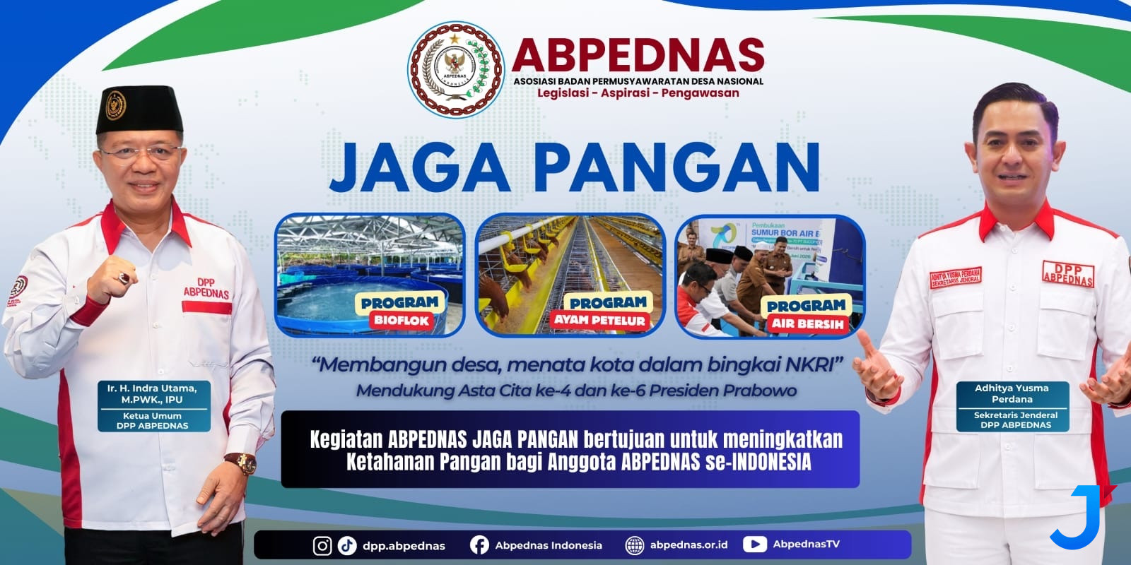 ABPEDNAS Luncurkan Program “Jaga Pangan” Bersama 100 Ribu Anggota Se-Indonesia