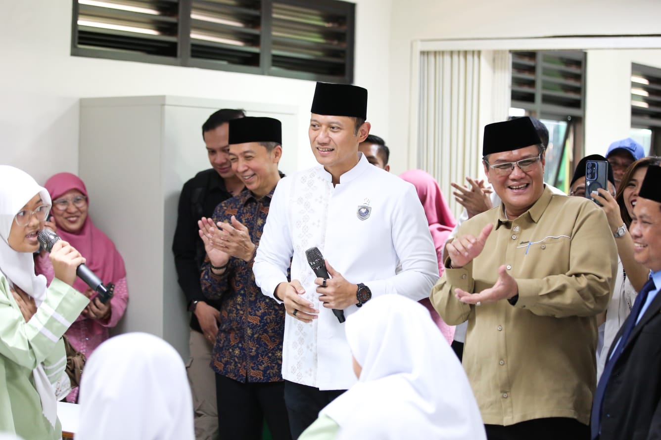 AHY Tinjau Renovasi MTsN Bogor Capai 95%, Pemerintah Siapkan Rp4 Triliun untuk Rehabilitasi 1.397 Madrasah
