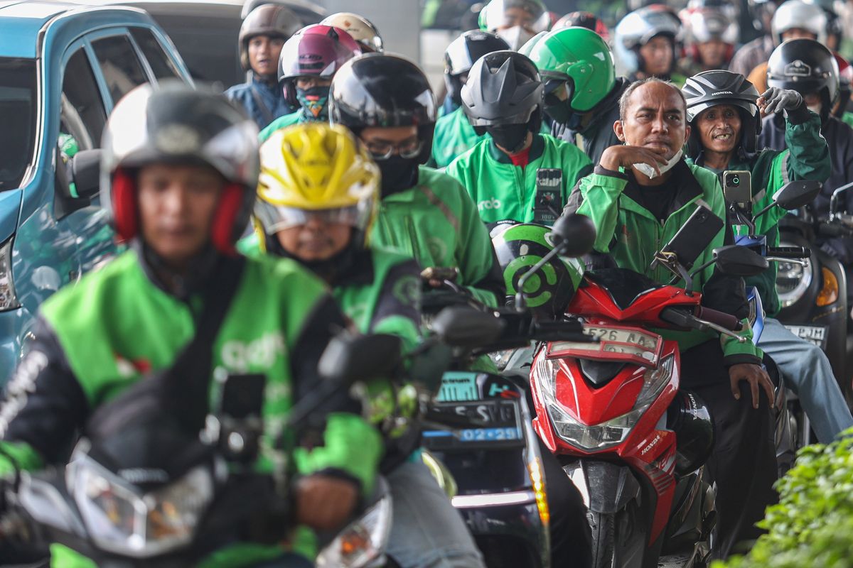 Pramono Anung Siapkan Parkir Khusus Ojol di Jakarta: Trotoar Tak Boleh Jadi Tempat Mangkal