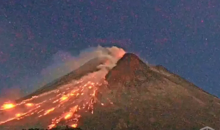 Awan Panas Guguran Meluncur 2.000 Meter dari Gunung Merapi, Status Siaga Level III Masih Berlaku