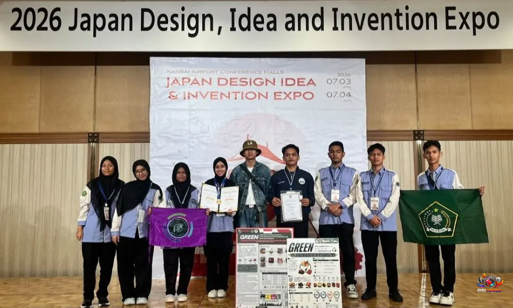 Bangga! Siswa MAN 1 Medan Raih Medali Emas di Jepang, Ubah Limbah Kulit Buah MBG Jadi Bata dan Genteng Ramah Lingkungan