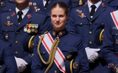 Putri Leonor Resmi Lulus Pendidikan Militer Tiga Tahun, Siap Jadi Panglima Tertinggi Angkatan Bersenjata Spanyol