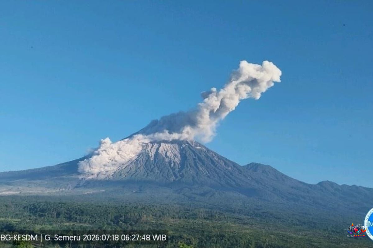 Gunung Semeru Erupsi Lagi, Awan Panas Mengarah ke Besuk Kobokan
