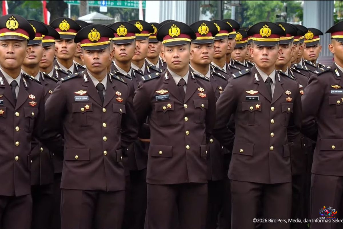 Prabowo Lantik 1.177 Capaja TNI-Polri, Putra Ferdy Sambo Tribrata Putra Ikut Dikukuhkan