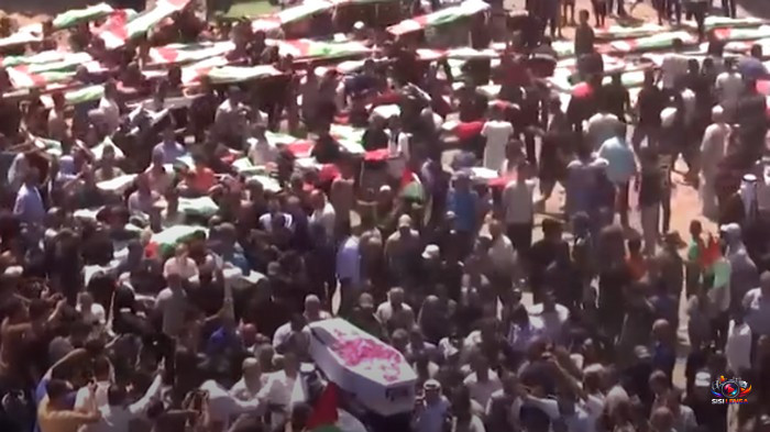 Ribuan Warga Palestina Gelar Salat Jenazah dan Pemakaman Massal 112 Korban dari Reruntuhan di Sabra, Gaza