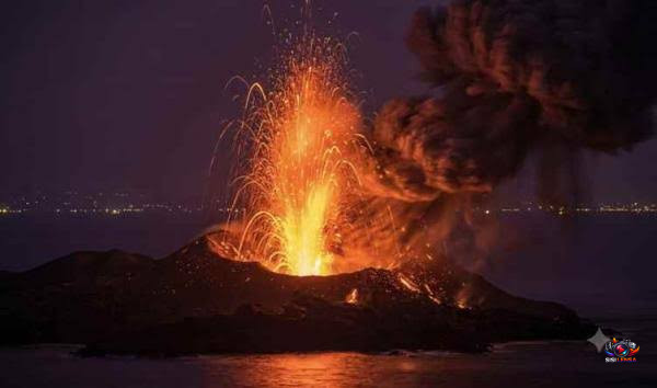 Saksikan Anak Krakatau Semburkan Lava Pijar, Rombongan Pemancing Jakarta Langsung Tinggalkan Laut