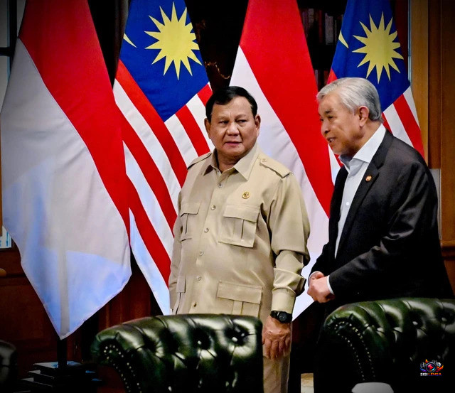 Prabowo Terima Zahid Hamidi di Hambalang, Malaysia Kirim Bantuan Tangani Karhutla di Kalimantan