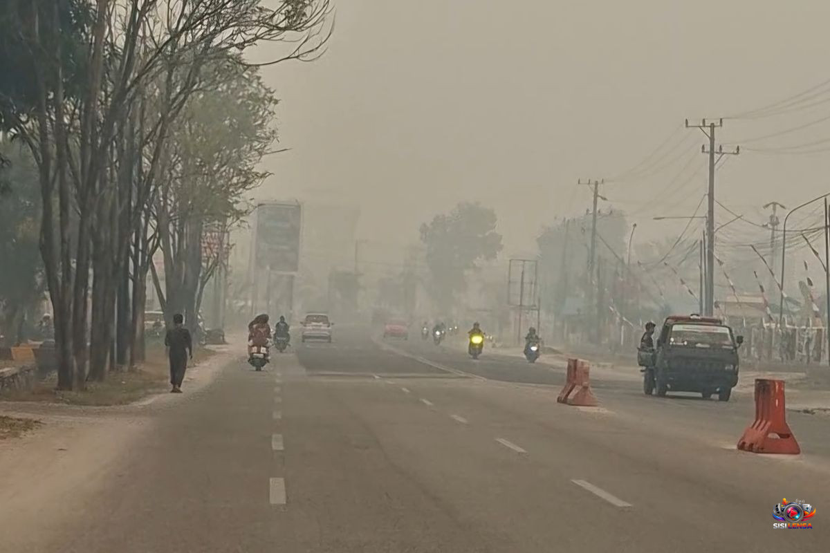 Kabut Asap Karhutla Makin Pekat Kepung Palangka Raya, Warga Mulai Keluhkan Dampaknya