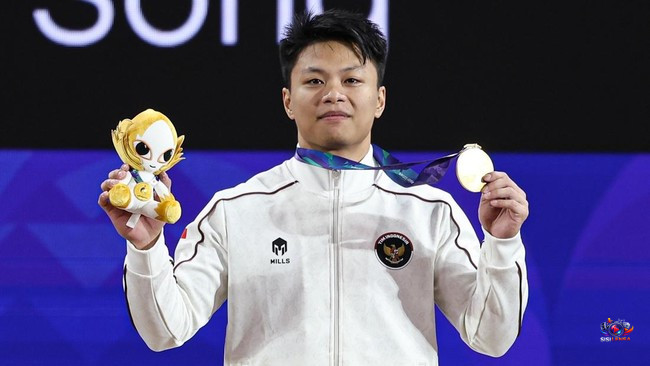 Rahmat Erwin Abdullah Sumbang Emas Kedua Indonesia di Asian Games 2026